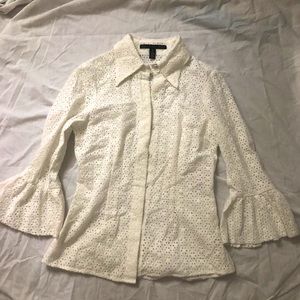 Gorgeous Lace Flare Blouse